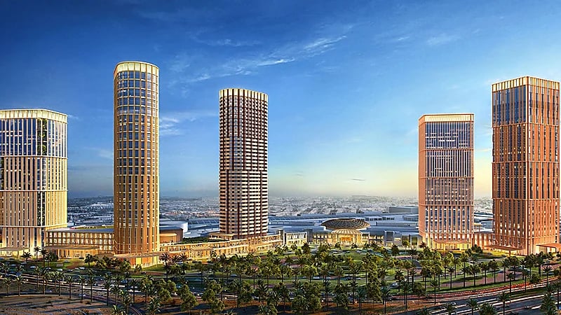 بدء أعمال التكسية الخارجية لمشروع «أفنيوز – الرياض» .. صور