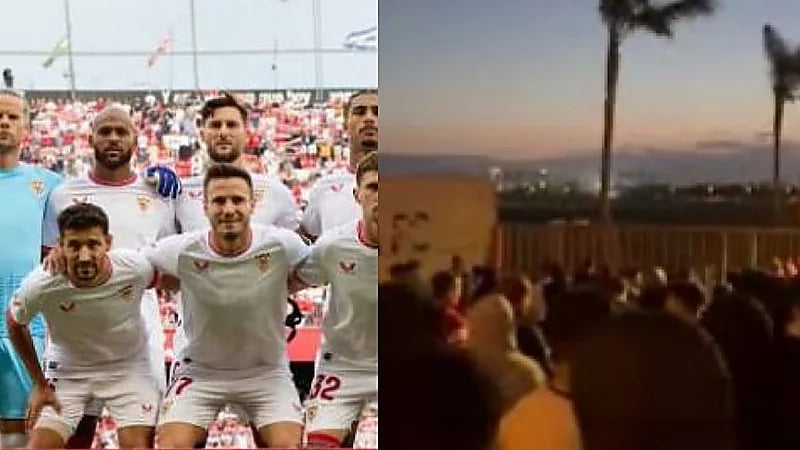 لاعبو إشبيلية ينامون في مقر التدريبات بسبب احتجاجات المشجعين