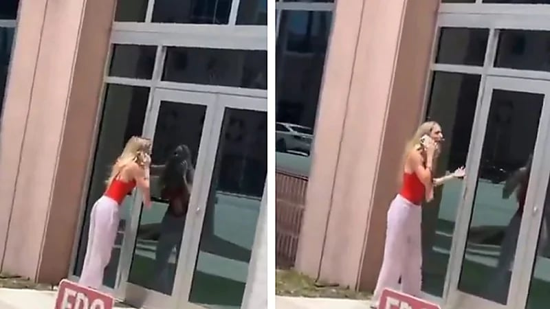 مشهورة تيك توك تنهار أمام المقر بعد تعليق حسابها المفاجئ .. فيديو