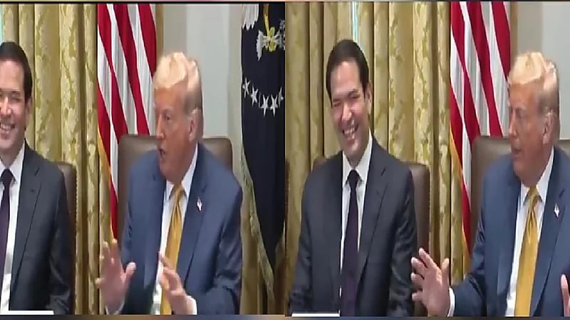 ترامب يثير الضحك بقصة ساعة ماركو روبيو .. فيديو