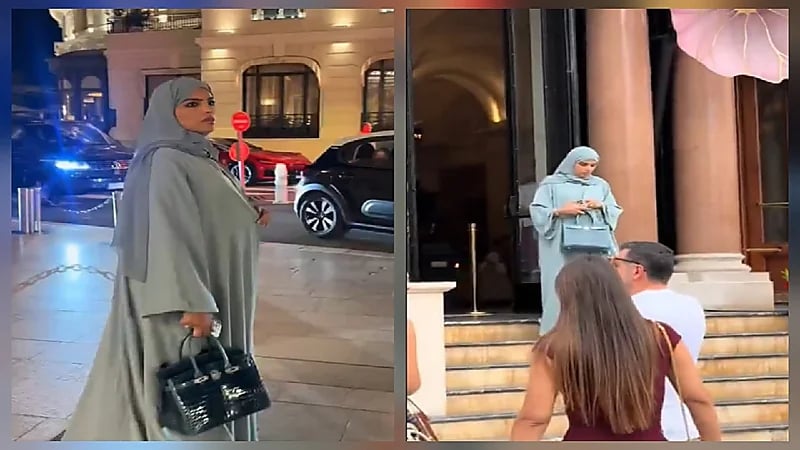 سارا الودعاني تتألق بإطلالة محتشمة في موناكو.. فيديو