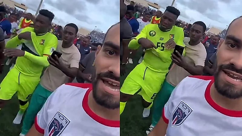 لحظة اعتداء أندريه أونانا  على مشجع .. فيديو