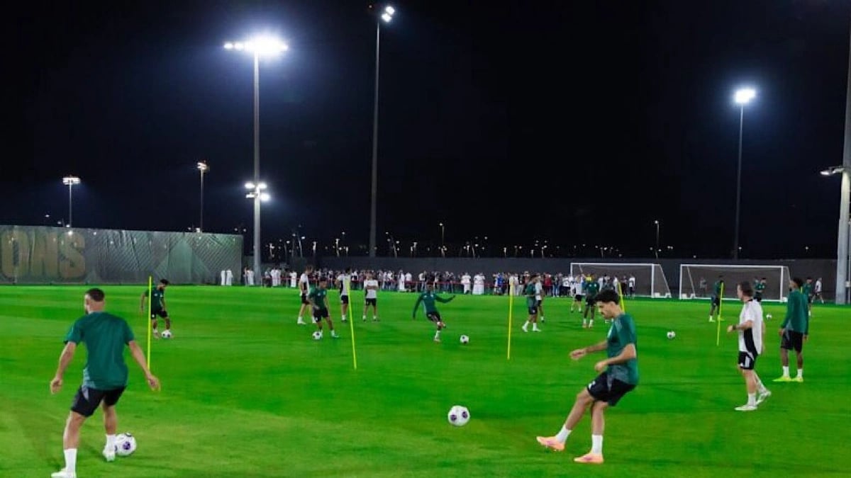 الأخضر يختتم استعداده لمواجهة العراق