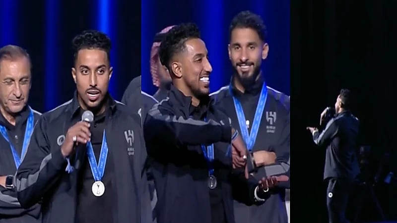 الدوسري "يخلط" في حفل الهلال: هدفنا القادم آسيا