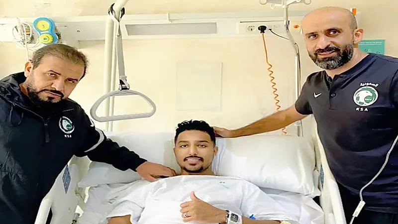 أول ظهور لسالم الدوسري بعد خضوعه لعملية جراحية