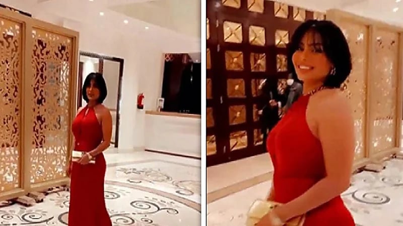 بالفيديو.. بدور البراهيم تثير الجدل بفستان مكشوف وضيق