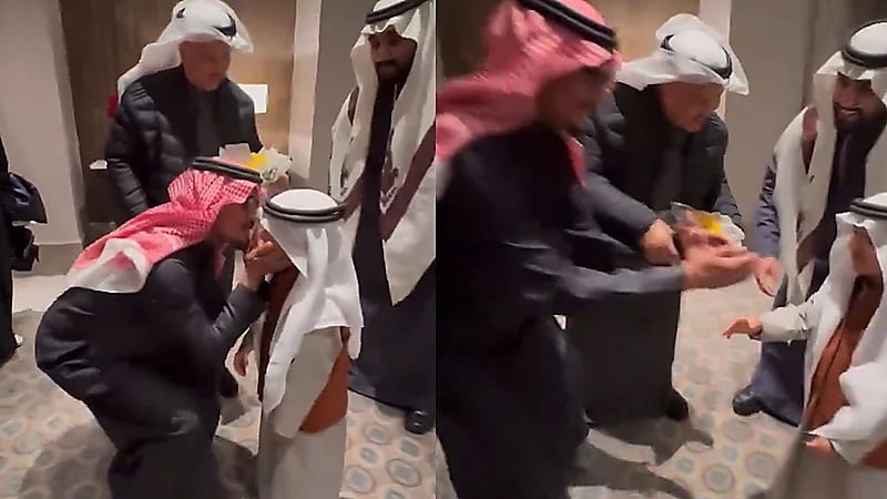 هكذا استقبل رابح صقر أصغر معجبيه.. فيديو