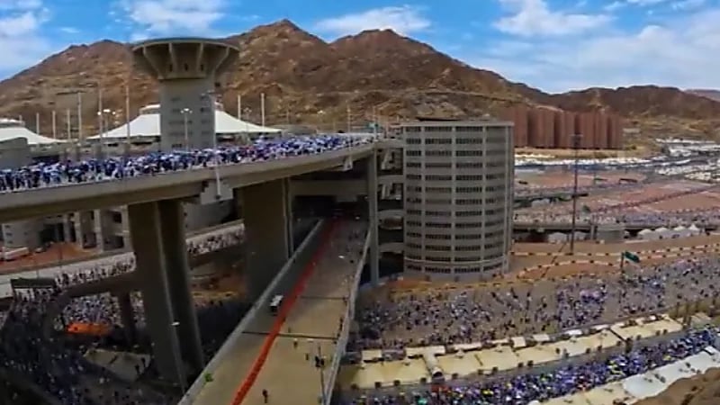 بالفيديو .. انسيابية حركة الحجيج في منطقة الجمرات