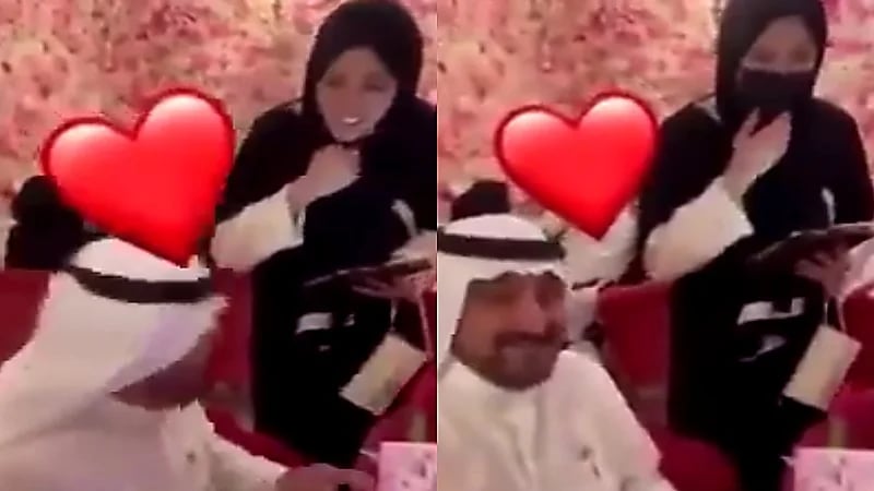 شاهد..مبتعثة تتنكر وتفاجئ أسرتها بعودتها بعد غياب سنوات