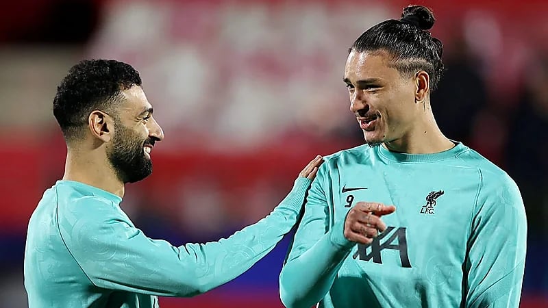 صلاح يودع نونيز بعد انتقاله إلى الهلال .. صور