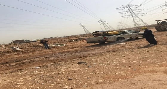 بالصور.. إزالة 15 مسلخ مخالف بالرياض