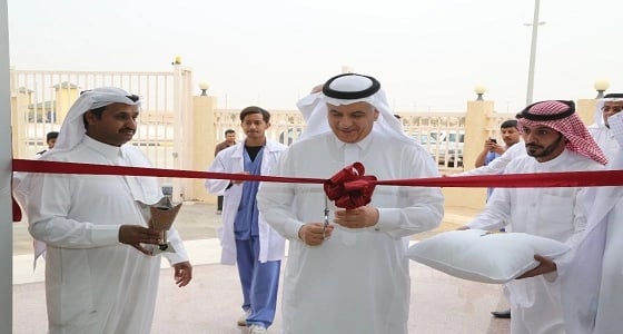 الفضلي يفتتح مركز التحكم والسيطرة على أمراض الثروة الحيوانية بالحدود الشمالية