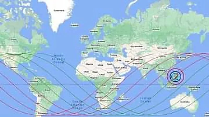 المملكة ضمن الدول المحتملة لسقوط حطام الصاروخ الصيني