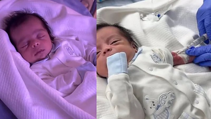 مالكوم يطمئن الجمهور على حالة طفلة: محاربي سيكون بخير .. صور