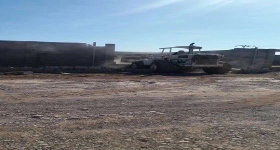 بالصور.. أمانة المدينة تزيل تعديات طرق بالصويدرة