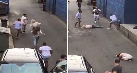 بالفيديو.. شباب يسحلون 3 فتيات في الشارع بطريقة مروعة