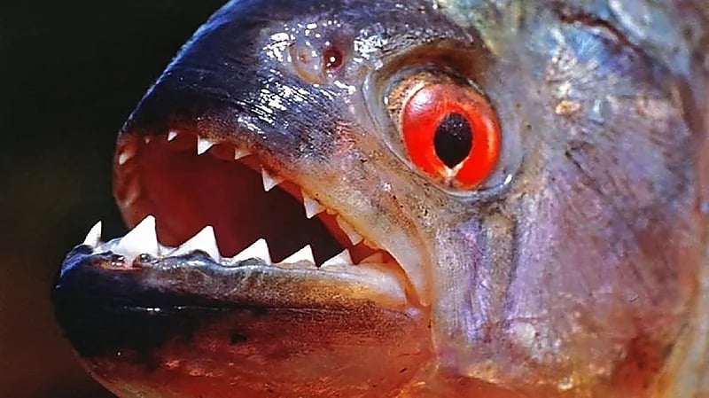 هرب من لسعات النحل فالتهمته سمكة "البيرانا"