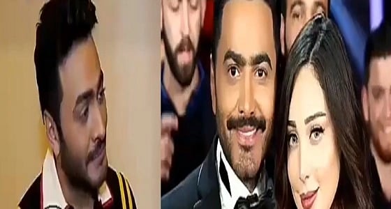 بالفيديو.. تامر حسني: " زوجتي كانت من معجباتي "