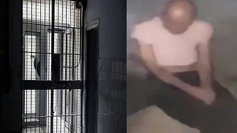 بالفيديو.. أبناء يحتجزون والدهم المسن في حوش أغنام.. والشرطة تحرره