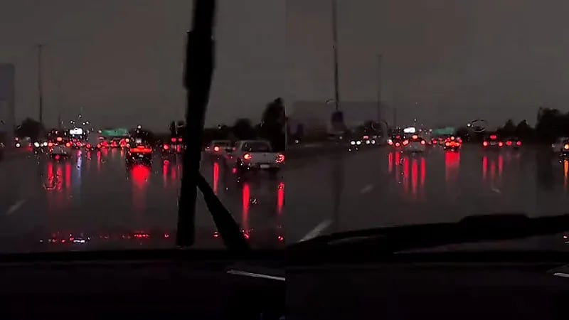 سحابة سوداء تحجب الضوء عن دبي في الثانية ظهرًا .. فيديو