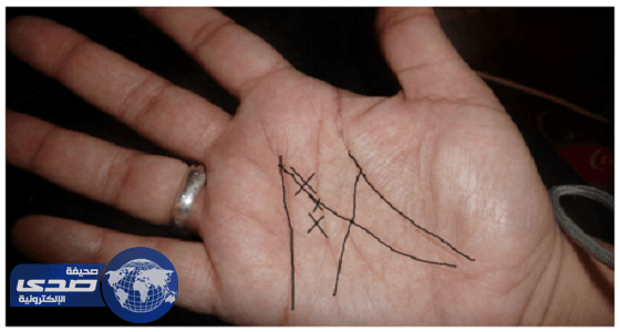 هذا مايعنيه حرف  " X " الذي يظهر على راحة يدك