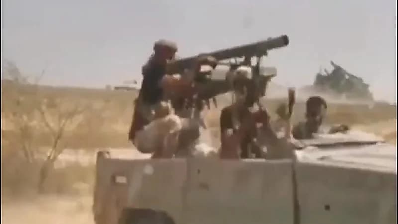 بالفيديو. تدمير طائرة مسيرة أطلقتها ميليشيات الحوثي في حجة