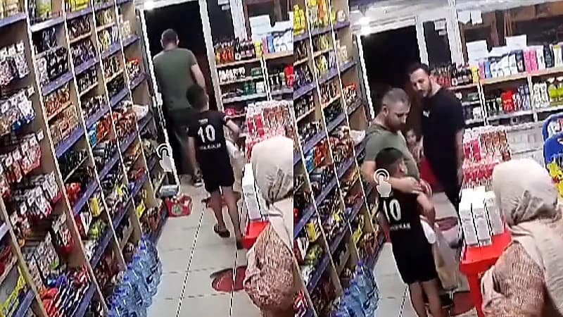 طفل يتعرض للتهديد بالقتل من والد طفل آخر في تركيا .. فيديو
