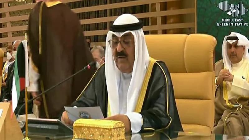 ولي عهد الكويت: ندعم مبادرة المملكة بشأن المناخ