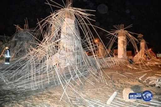 مصرع مقيم وإصابة أخرين في انهيار مبنى بـ"حائل"