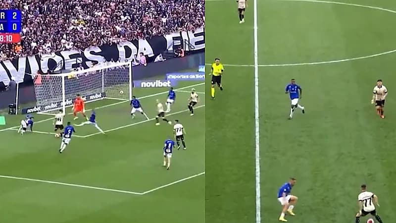 كورونادو يصنع فرصه خطيره لـ كورينثيانز بعد مشاركته في مباراة أمس .. فيديو