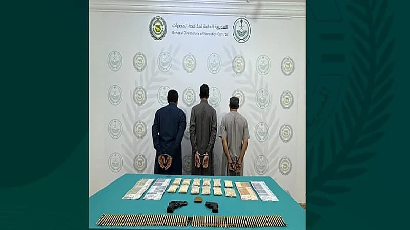 القبض على 7 مواطنين لترويجهم الحشيش والإمفيتامين