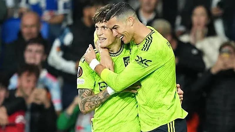 غارناتشو يتجاهل ميسي ويقلد رونالدو .. فيديو