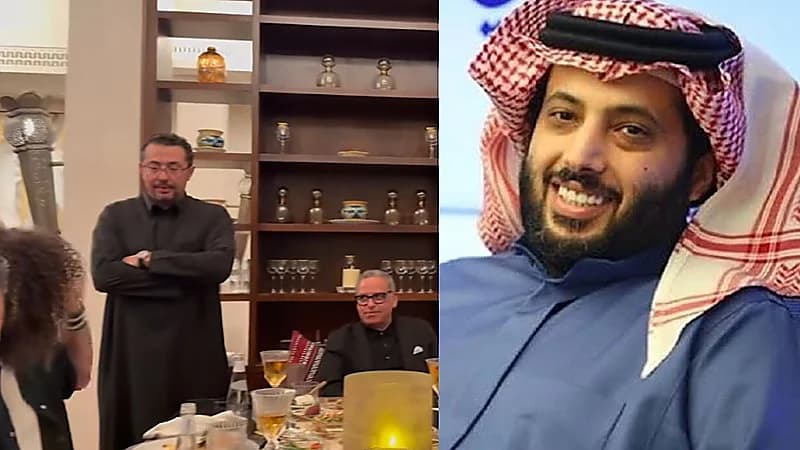 آل الشيخ يفاجئ نجمي فيلم الكلاب السبعة بإطلاق البخور منعًا للحسد .. فيديو
