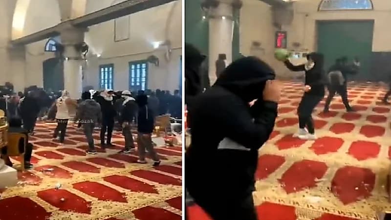 بالفيديو .. أشخاص يرقصون ويلعبون الكرة داخل المسجد الأقصى