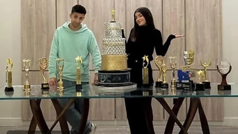 هشام جمال يهدي ليلى أحمد زاهر أغنية رومانسية في يوم ميلادها