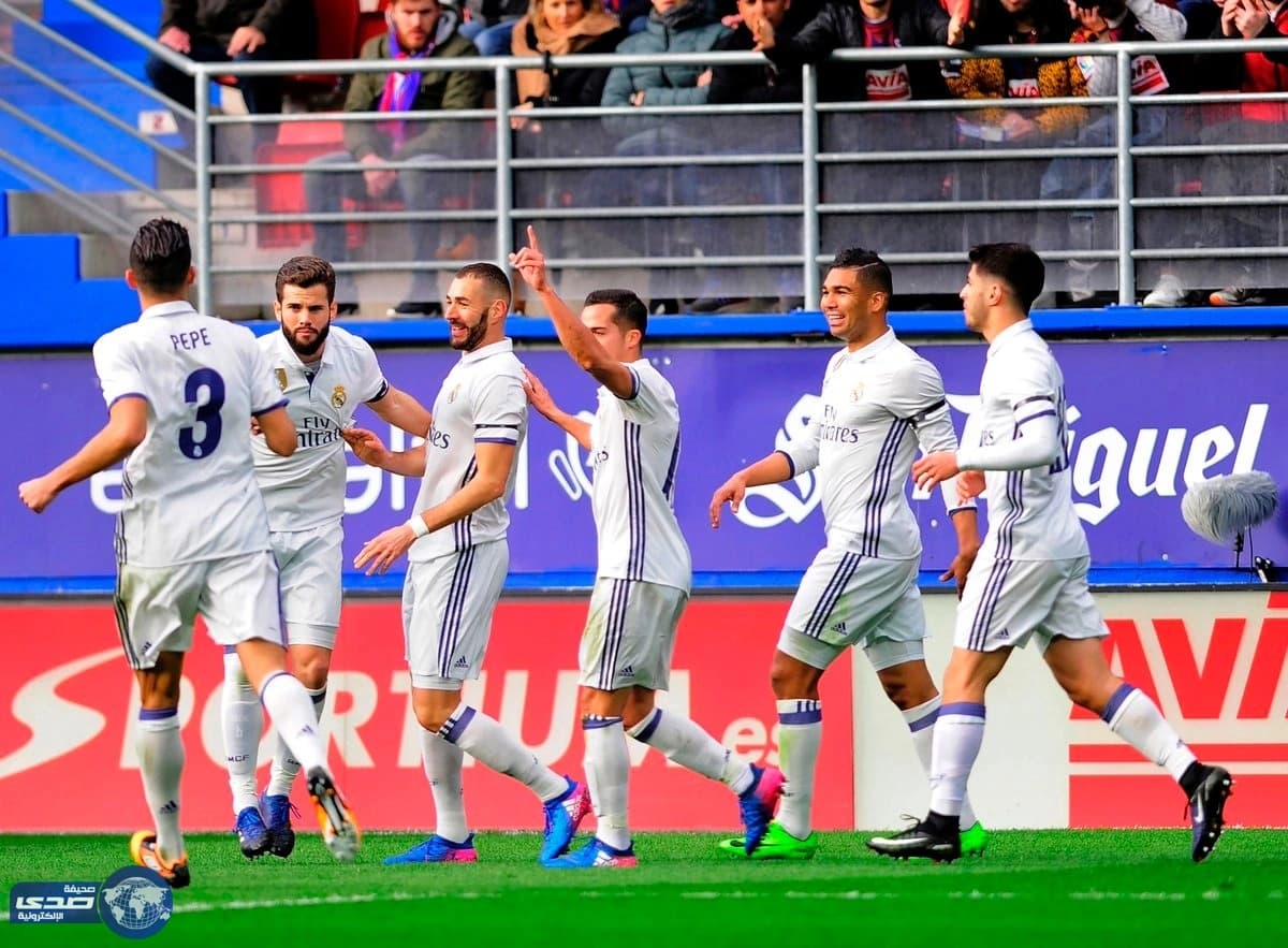 ريال مدريد يهزم إيبار 4/1 ويستعيد الصدارة