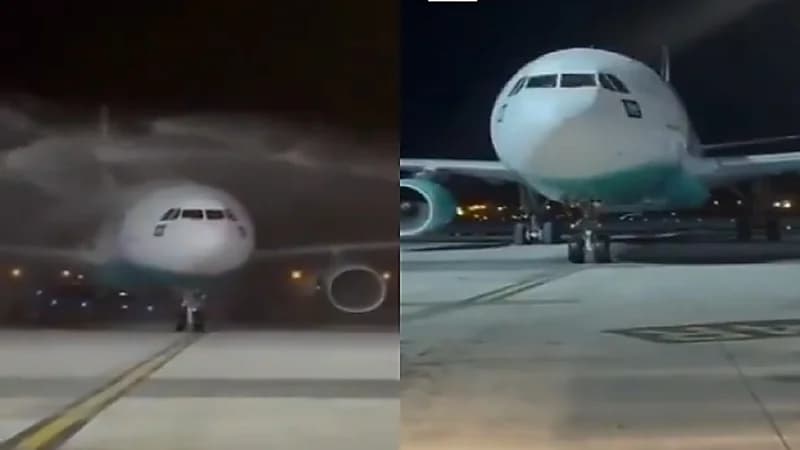 وصول أولى رحلات طيران ناس لطهران بعد 10 سنوات من التوقف.. فيديو