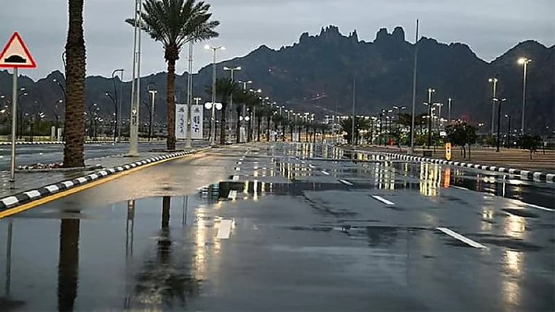 البيئة ترصد هطول أمطار في 8 مناطق والجوف تسجّل أعلى كمية