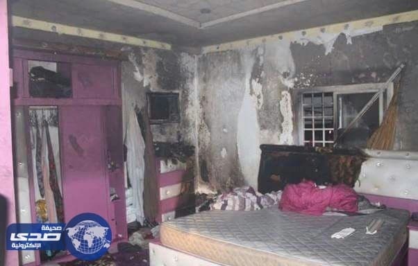 جهاز تكييف يحرق شقة بالطائف
