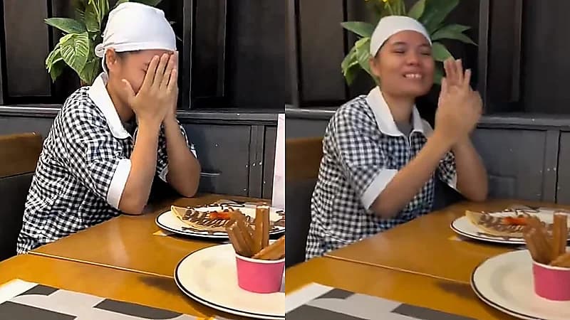 عائلة تفاجئ عاملتها المنزلية بيوم ميلادها .. فيديو