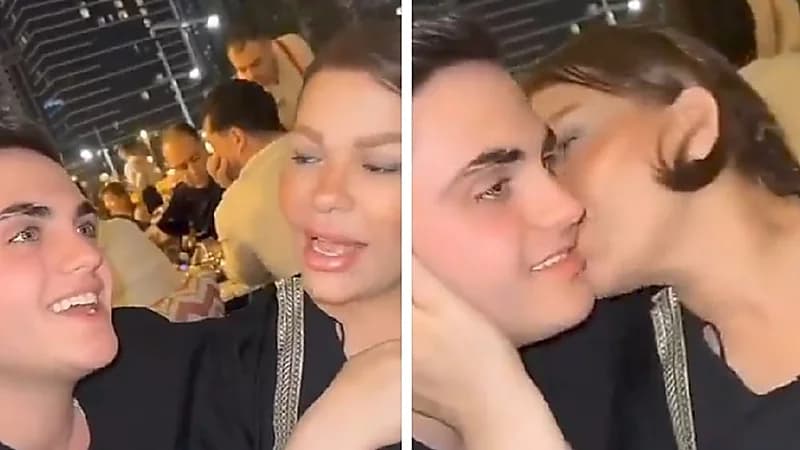 خطيب بيسان إسماعيل يغازل والدتها .. فيديو