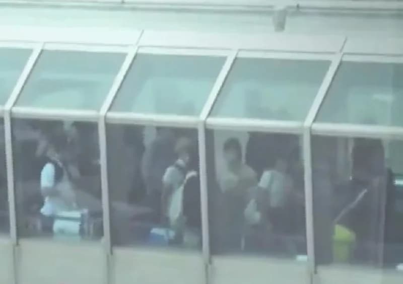 "مقص ضائع" يوقف رحلات أكثر مطارات اليابان ازدحاما ..فيديو