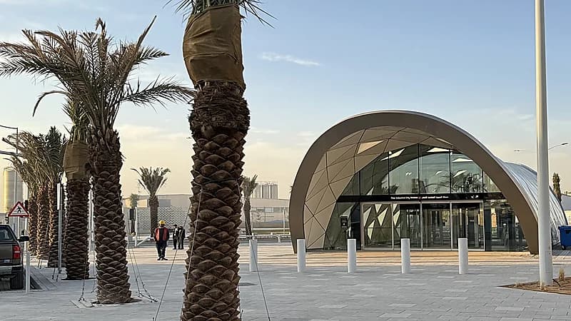 المحطة الصناعية الأولى بعد افتتاحها ضمن مشروع قطار الرياض.. صور