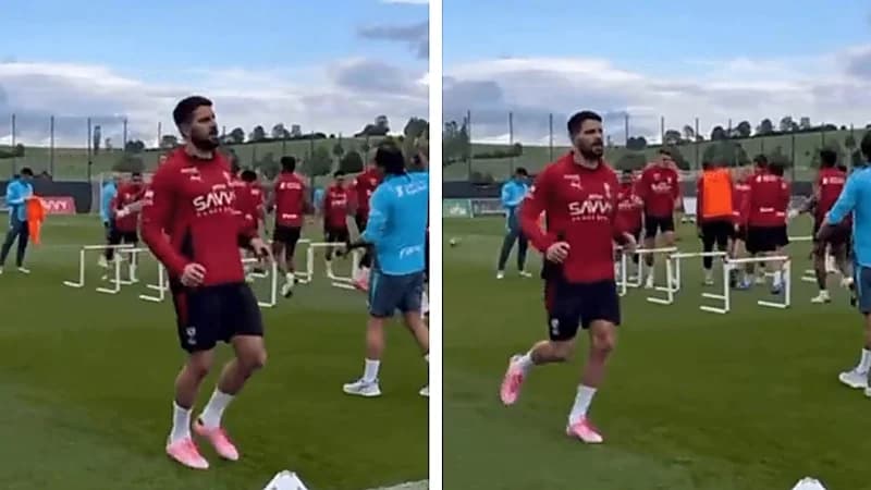 ميتروفيتش يشارك في تدريبات الهلال الجماعية .. فيديو