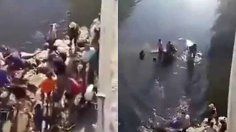 مصرع 18 شخصًا إثر سقوط حافلة في وادٍ بالجزائر .. فيديو