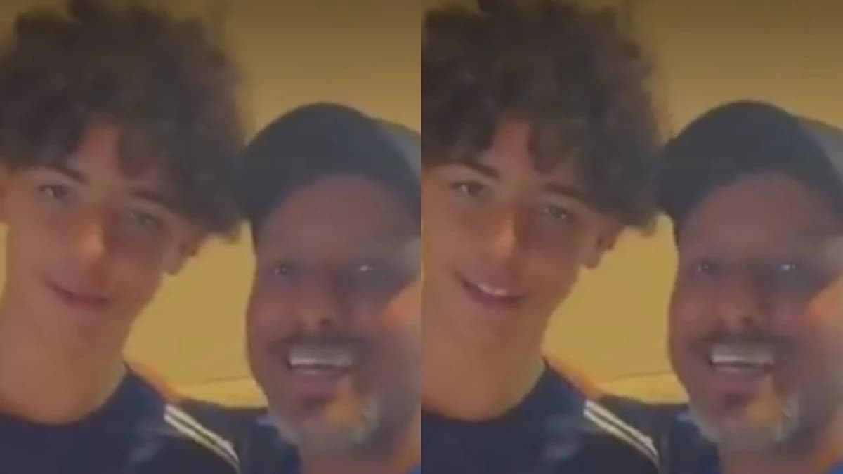 كريستيانو جونيور يخاطب الجماهير: كيف حالكم .. فيديو