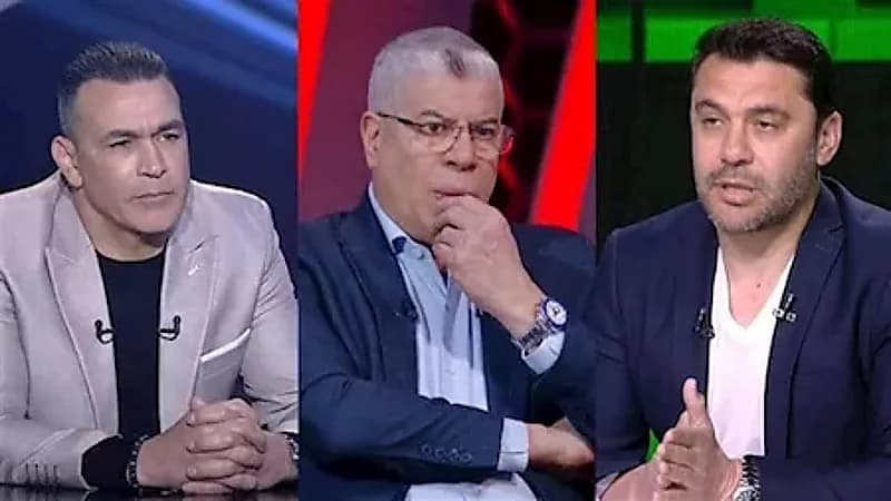 فيديو الحضري وأحمد حسن يشعل أزمة مع شوبير .. فيديو