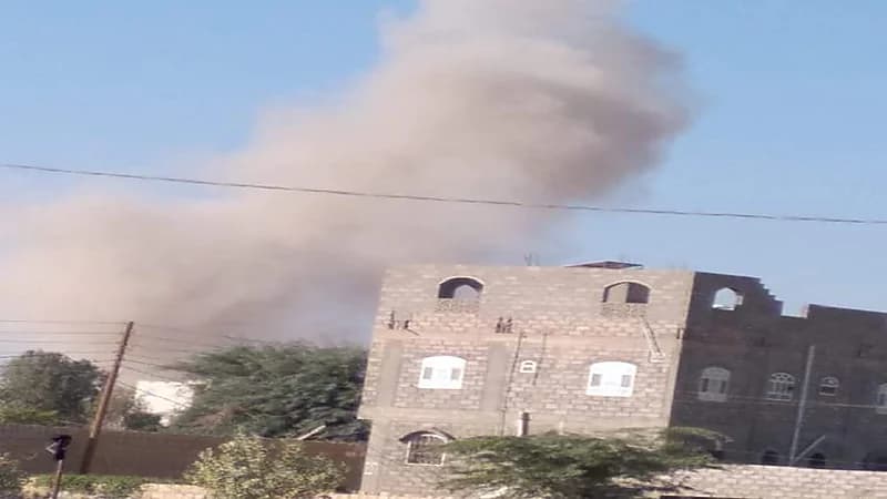 سقوط صاروخ باليستي حوثي على مأرب
