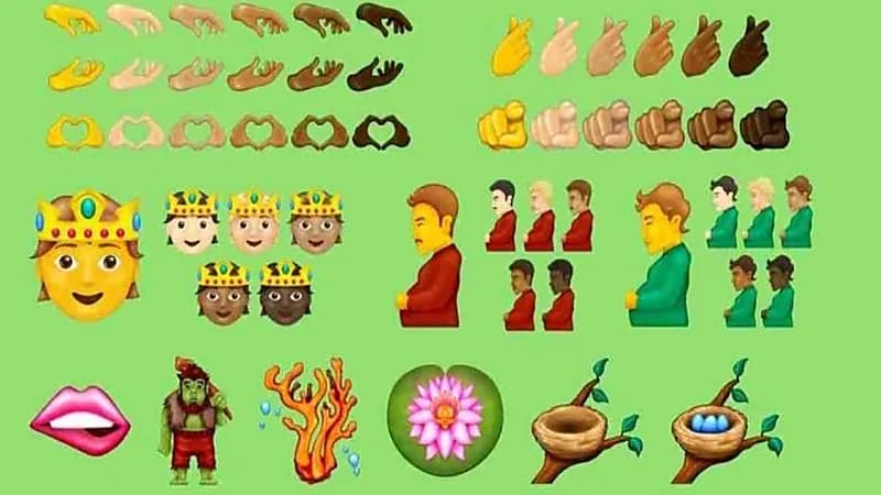 بالصور.. نسخة الإيموجي القادمة تتضمن صورة رجل حامل