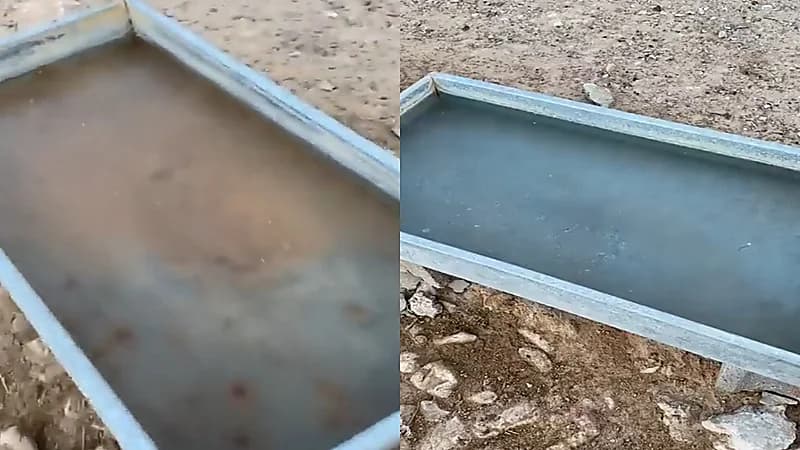 شاهد.. لحظة تجمد الماء من شدة البرودة في طبرجل